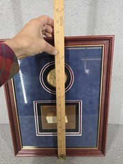 Pfizer Drug Company Framed Plaque Award Rare Pharmaceutical Collectible