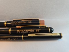 PROCARDIA XL Collectible Metal Pens x 3 Pharmaceutical Drug Rep
