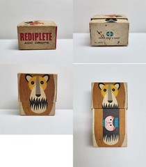 Vintage 1960’s Merck, Sharp & Dohme Circus Theme Rediplete Pediatric Vitamin Box
