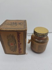 Vintage Red Cross Vaporizing Salve Original Box Amd Jar With Contents..