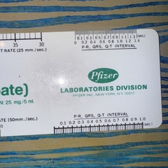 VTG White Ruler Pfizer Laboratories Promotional VISTARIL (Hydroxyzine)