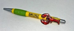 LOBSTER EpiPen Drug Rep Collectible Pharmaceutical Clicker Pen Red Pocket Clip