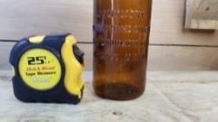 Vintage Brown Chemical Bottle LIQUOZONE MFD. BY THE LIQUOZONE CO. CHICAGO US