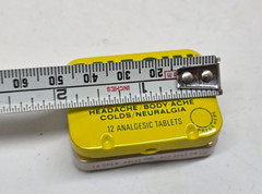 Vintage Anacin & Bayer Aspirin Pain Reliever Empty Mini Tin Containers Bundle