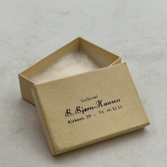 VTG Cardboard PILL BOX prescription Gullsmed Pharmacy Kirkevn Bjorn Hansen