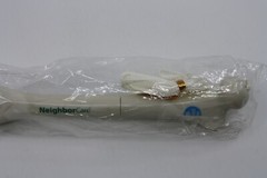 Bone Shape Pen NIP Neighbor Care Pharmaceutical Drug Rep Neck String Spec Sample