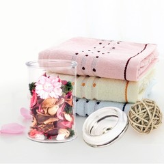 Mini Glass Apothecary Jars, Bathroom Storage Organizer Canisters for Cotton S…