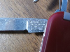 Vtg victorinox CALCIUM SANDOZ – POCKET KNIFE RAZOR, LSD pharmacy Swiss
