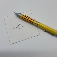 Aranesp Yellow Pharmacy Drug Rep Pen – Metal pen – Writes Black Ink