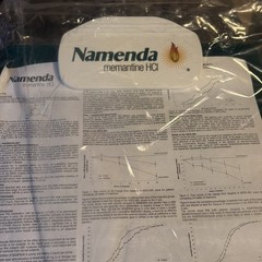 Namenda Pharmaceutical Clipboard Drug Rep Promo 2000s