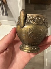 Vintage 1979 Shering RX Mortar & Pestle Honoring Pharmacy Fraternities