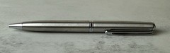 Valcyte Pharmaceutical Advertisement Ball Point Pen Silver 2004