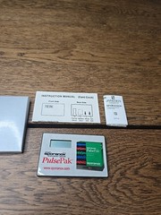 Sporanox Pharmaceutical Drug Advertising Promotional Card Clock NEEDS BATTERY
