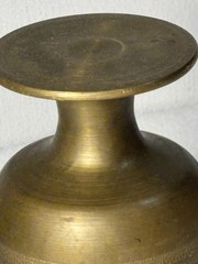 Vintage 1940s – 50s Solid Brass Mortar and Pestle Greek Key Design Pattern 3.5lb