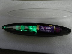 ALLEGRA Pharmaceutical Drug Rep „LIGHT UP“ Pen with Case Collectible Pharma RARE