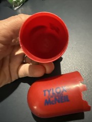 Vtg Tylenol Codeine Tylox Large Pill Box Capsule McNeil Pharma Drug Rep Promo 5″