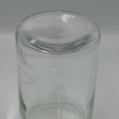 Apothecary Medical Glass Jar Canister with Stainless Steel Lid 7×4″