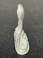 Trandate Labetalol HCI Pharmaceutical Advertising Pewter King Cobra Snake Figure