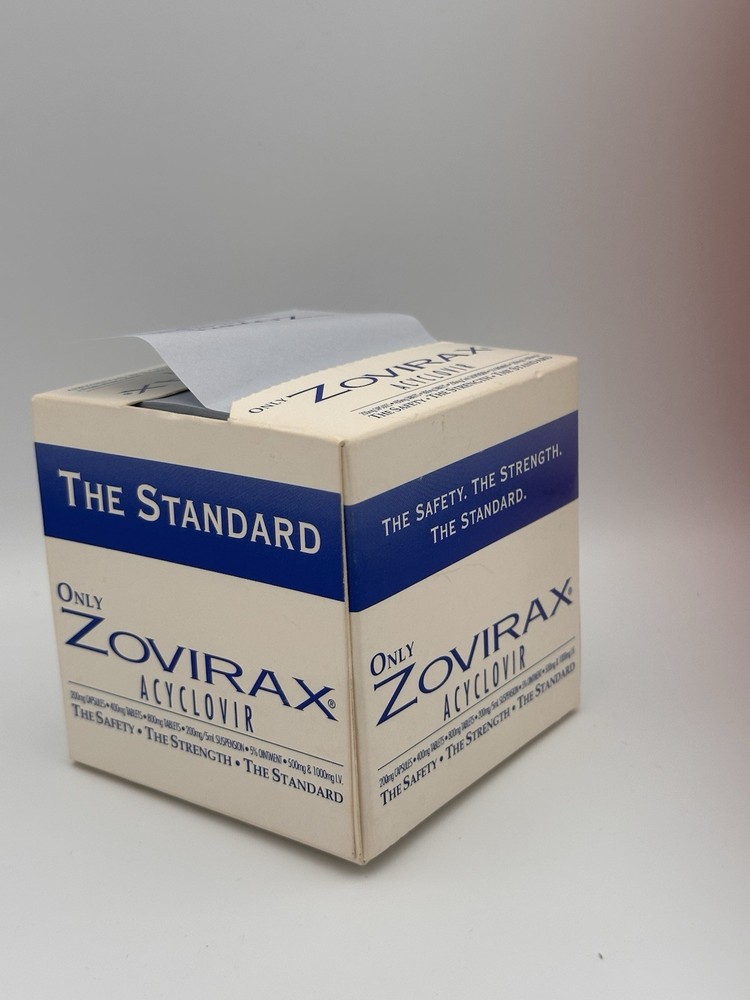 Zovirax Pharmaceutical Advertising Sticky Notes Vintage