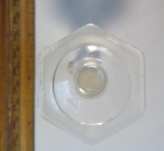 Vintage 5ml-60 minim’s Glass Footed Apothecary Measuring Conical Graduated Spout