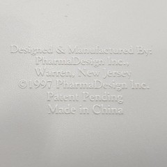 Cardura Cream Vintage 1997 Pharma Promo Desktop Quartz Clock Hidden Storage 90s