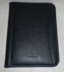Prilosec Drug Pharmaceutical Advertising Logo Leeds Leather Padfolio Notebook