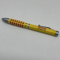 Aranesp Yellow Pharmacy Drug Rep Pen – Metal pen – Writes Black Ink