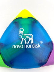 VTG VERY RARE Novo Nordisk Triangle Highlighter Set Drug Rep Promo Item