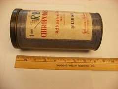 Antique Vtg Medical Dental Pharmacy – Johnson & Johnson Chiropodists Rubad Tin