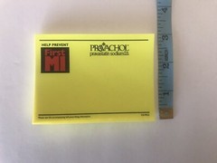Lot of 4 Note Pads Sticky Post It Pravachol Promotional Pharmaceutical Drug 4×3’