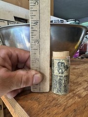 Antique Doan’s Kidney Pills Medical Advertising Labeled Wooden Tube Buffalo NY