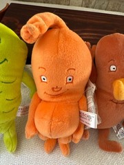 Actos Pharmaceutical Drugs Plush Advertising Drug Representative Set of 4 tags