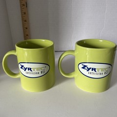 Zyrtec Cetirizine HCI Green Coffee Mug 10oz Ceramic Pharmaceutical 2 Available