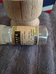 AH Robins Ambar EMPTY Medicine Bottle Mephate Prof. Sample Vintage