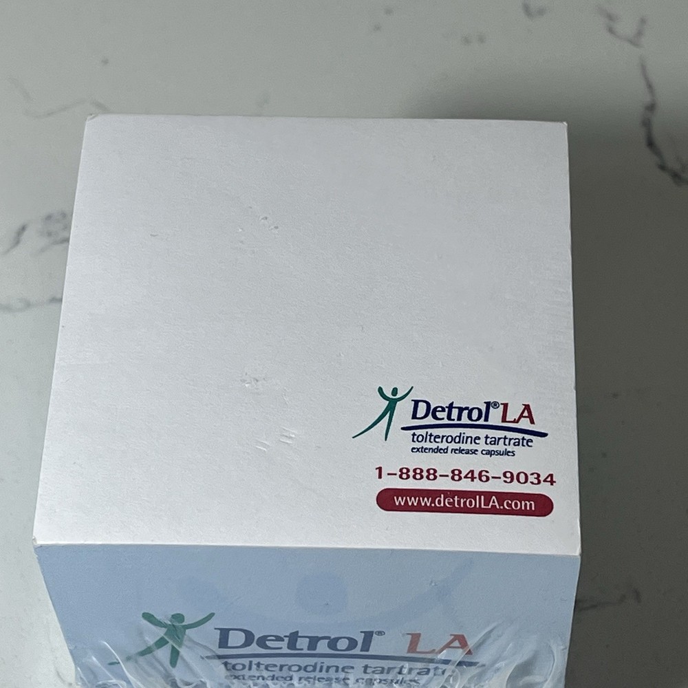 2003 Pfizer’s Detrol Sticky Note Pad 3” X 3” Cube New old stock SEALED