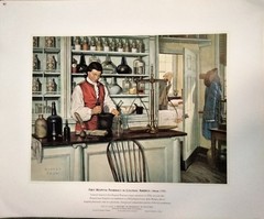 Vintage A HISTORY OF PHARMACY IN PICTURES by Parke Davis Set of 40 Prints 1957