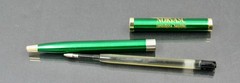 Metallic Green Norvasc PEN Pfizer Clip Drug Rep Pharmaceutical Promo Advertising