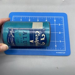 VTG ALUM USP LUMP Veazey Drug Co. Container Sealed w/ Contents Oklahoma City