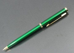 Metallic Green Norvasc PEN Pfizer Clip Drug Rep Pharmaceutical Promo Advertising