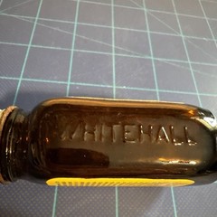 VINTAGE 1950s ANACIN WHITEHALL ASPIRIN BOTTLE – GOOD CONDITION NICE LABELS.
