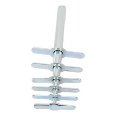 2PCS Cork Borer Stainless Steel Manual Cork Rubber Stopper Borer Tool For