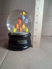 Limited Edition 2001 Snow Globe Actos Pharmaceutical Pioglitazone HCI Diabetes