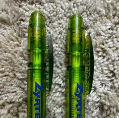 Drug Rep ZYRTEC Collectible Plastic Pens – Blue And Lime Green