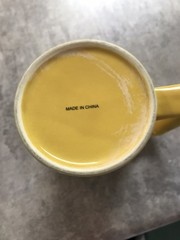 Protonix Pharmaceutical Promotional IV Medication Ceramic Yellow Coffee Mug