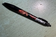 VICOPROFEN Hydrocodone PEN: Black/Orange/Tiger – Plastic -Pharmaceutical Promo