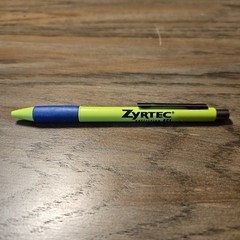 Zyrtec – Pharmaceutical Drug Rep Pen Advertising Plastic