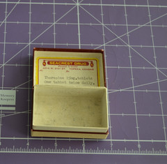 Vintage Topeka Kansas SEACREST Drug Co. Pharmacy Pill Prescription Box
