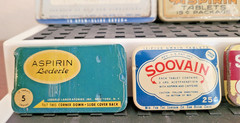Vintage Pharmacy-Medicine Advertising ASPIRIN tins 13 pcs