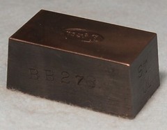 1956 PFIZER Pin STEEL STAMPING DIE Robbins RBX815