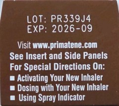 Primatene Mist Epinephrine Inhalation Aerosol 160 Sprays